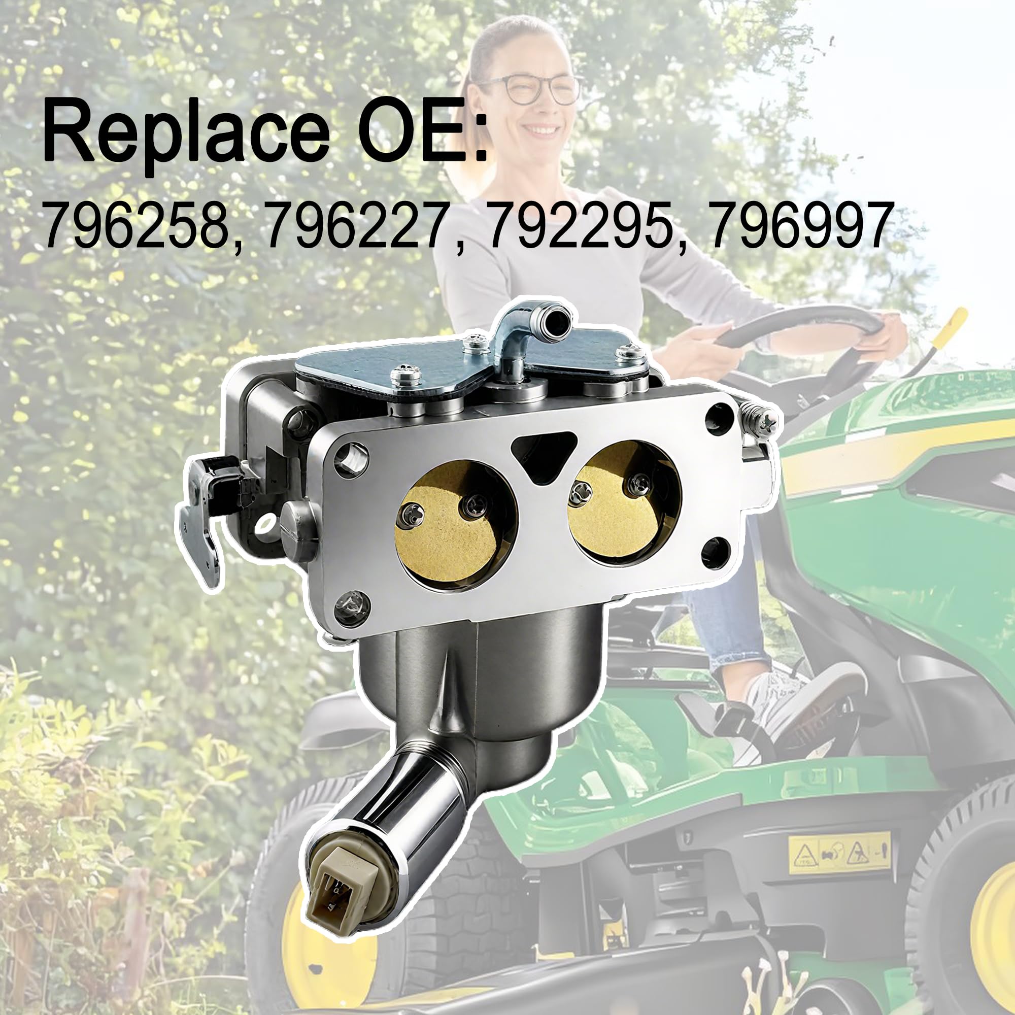 JAVENYIMAN kit components installed on a Briggs & Stratton carburetor restoring fuel flow