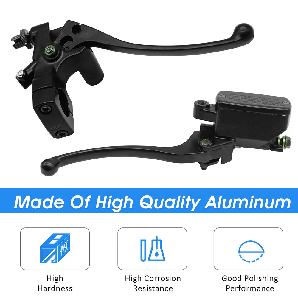 JAVIK brake master cylinder label and mounting points, aiding correct fitment
