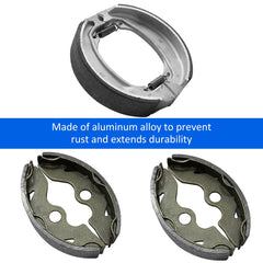JAVIK brake shoes steel back with anti-rust coating to resist corrosion