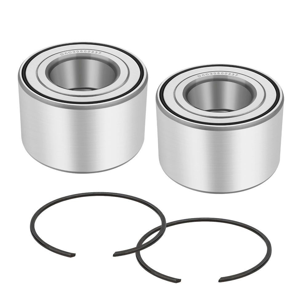 JAVIK circlip and bearing laid flat highlighting correct parts and easy installation