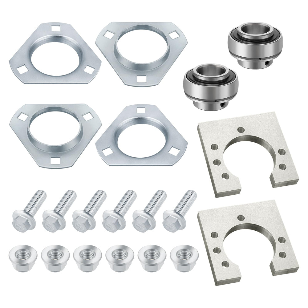 JAVIK front packaging of the 1 inch go-kart axle bearing kit for easy replacement