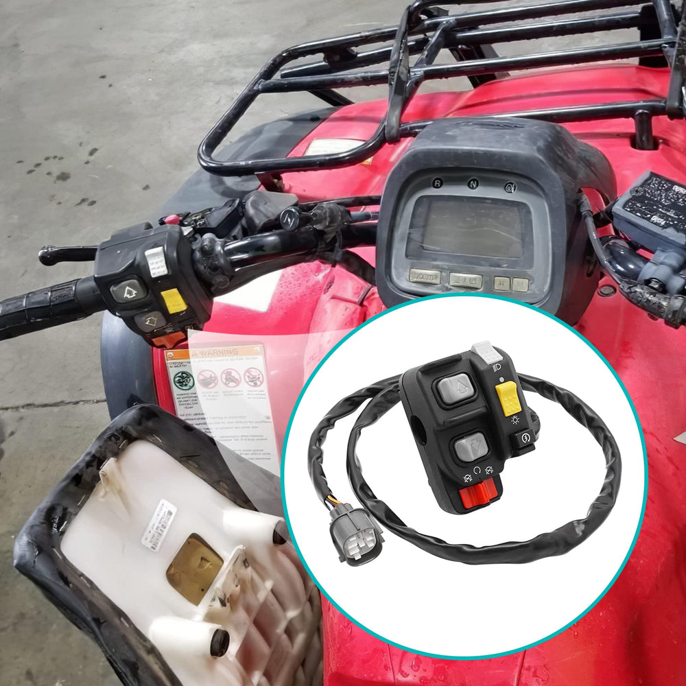 JAVIK handlebar control installed on Rancher ATV showing restored functionality