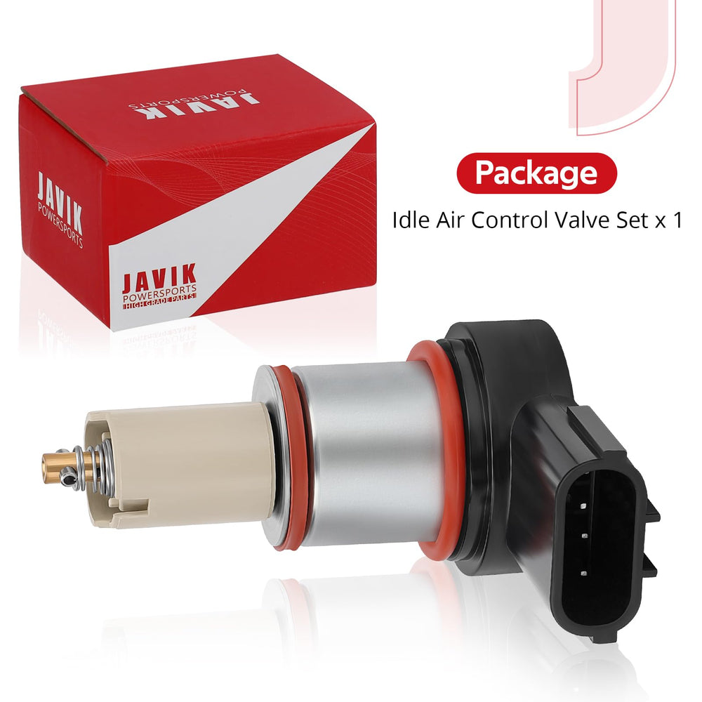 JAVIK IACV on a workbench with tools showing ready-to-install part and support