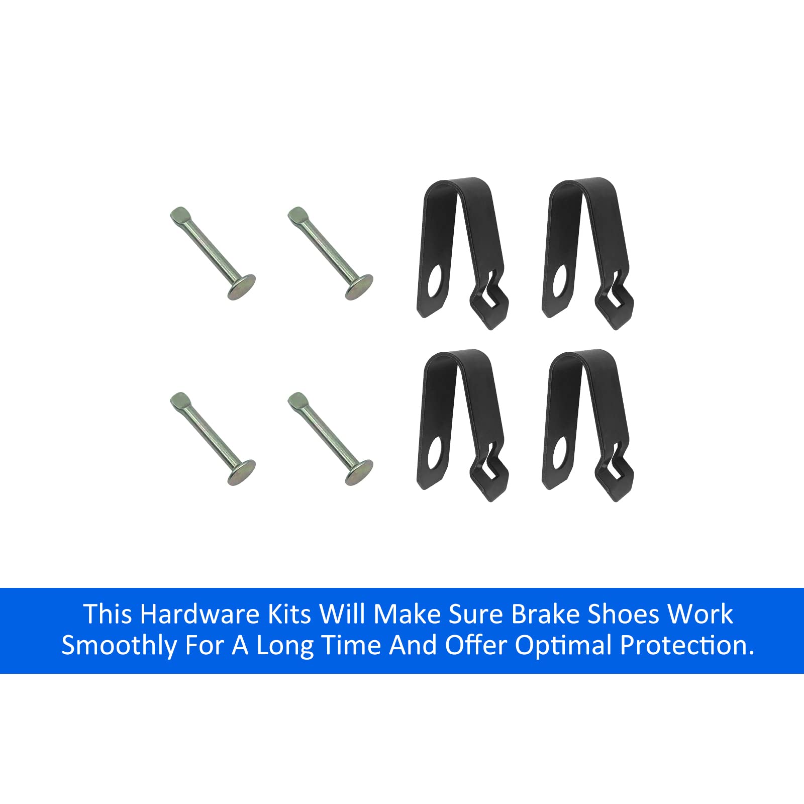 JAVIK brake shoes installed in ATV drum showing proper fit and function