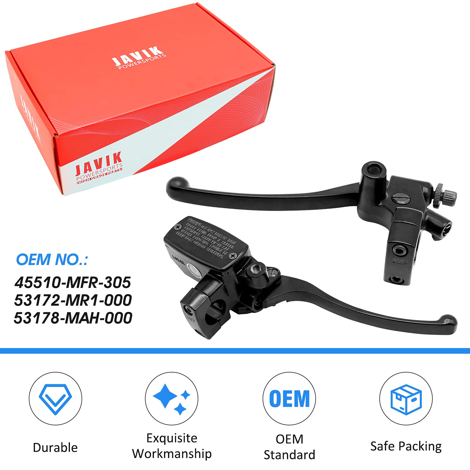 JAVIK installed on a Honda cruiser, demonstrating OEM-style fit and appearance