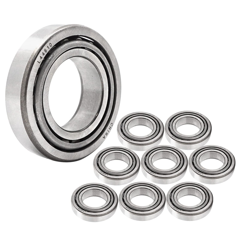 JAVIK labeled bearings, cups and seals laid out for clear identification