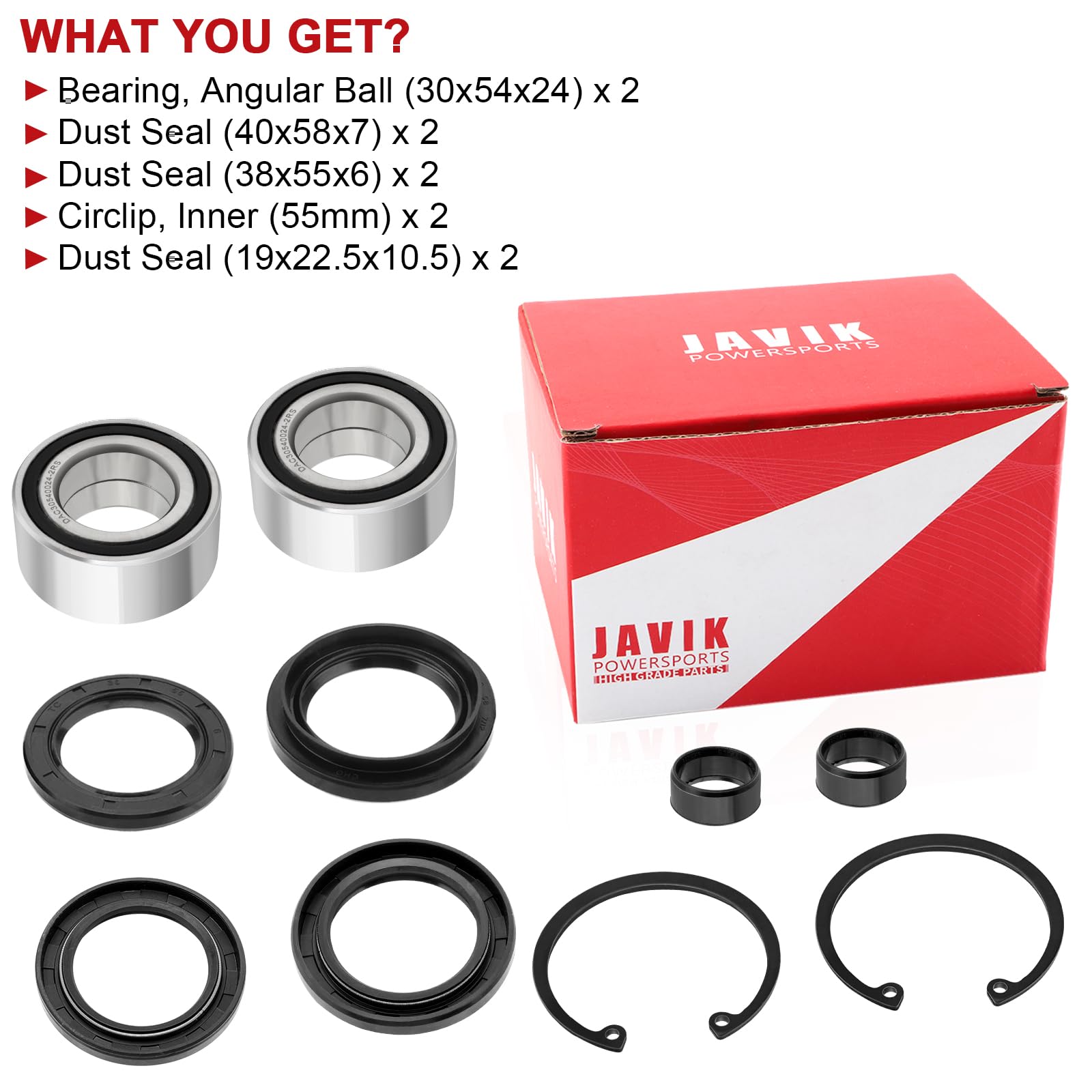 JAVIK lifestyle image on a Rincon showing improved reliability and protected hub components