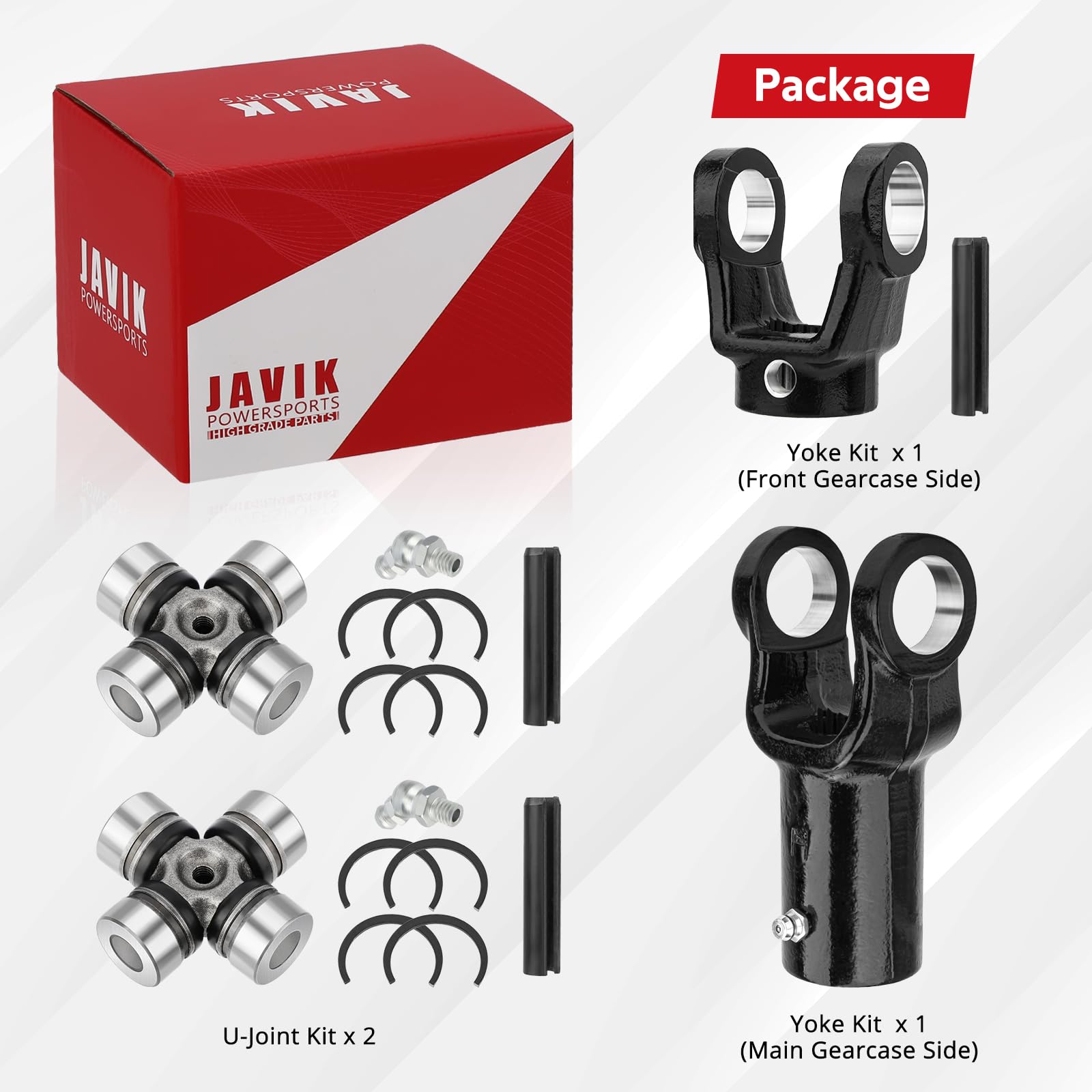JAVIK boxed kit with OEM reference label for easy matching and confident purchase