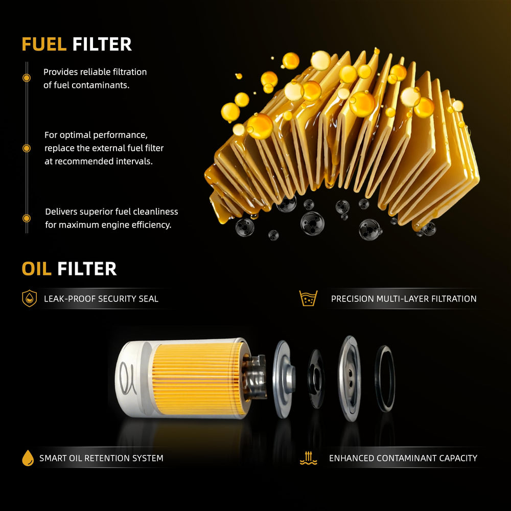JAVOUKA fuel water separator assembly showing clear bowl for water separation and cleaner fuel