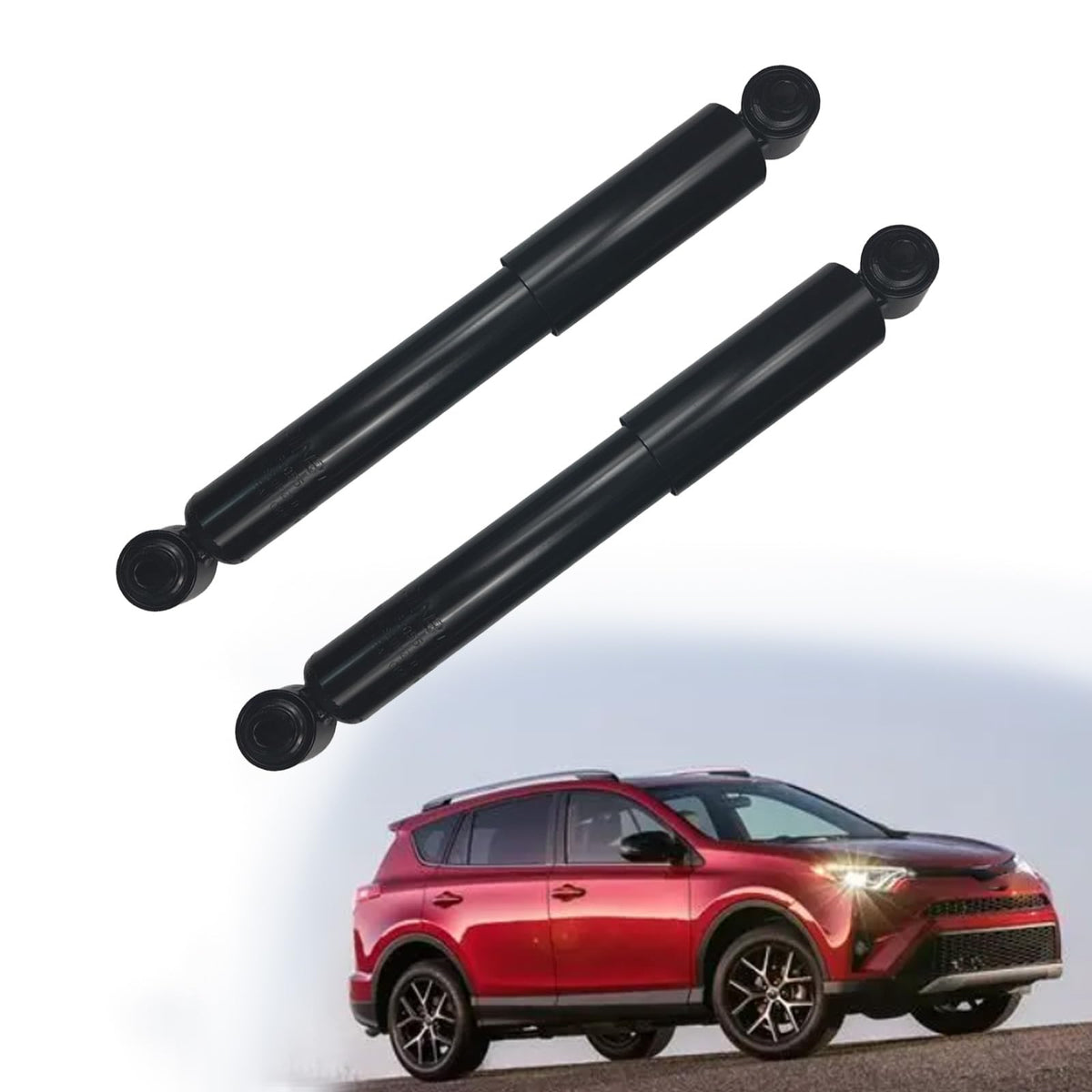 JAVOUKA rear struts front view showing fit and alignment benefits