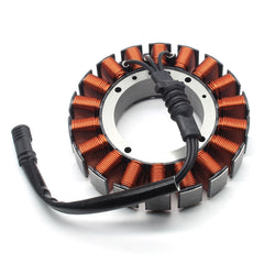 JBphxior stator installed on Harley engine demonstrating correct fitment