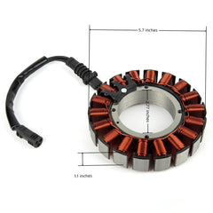 JBphxior stator copper windings detail indicating robust three-phase output