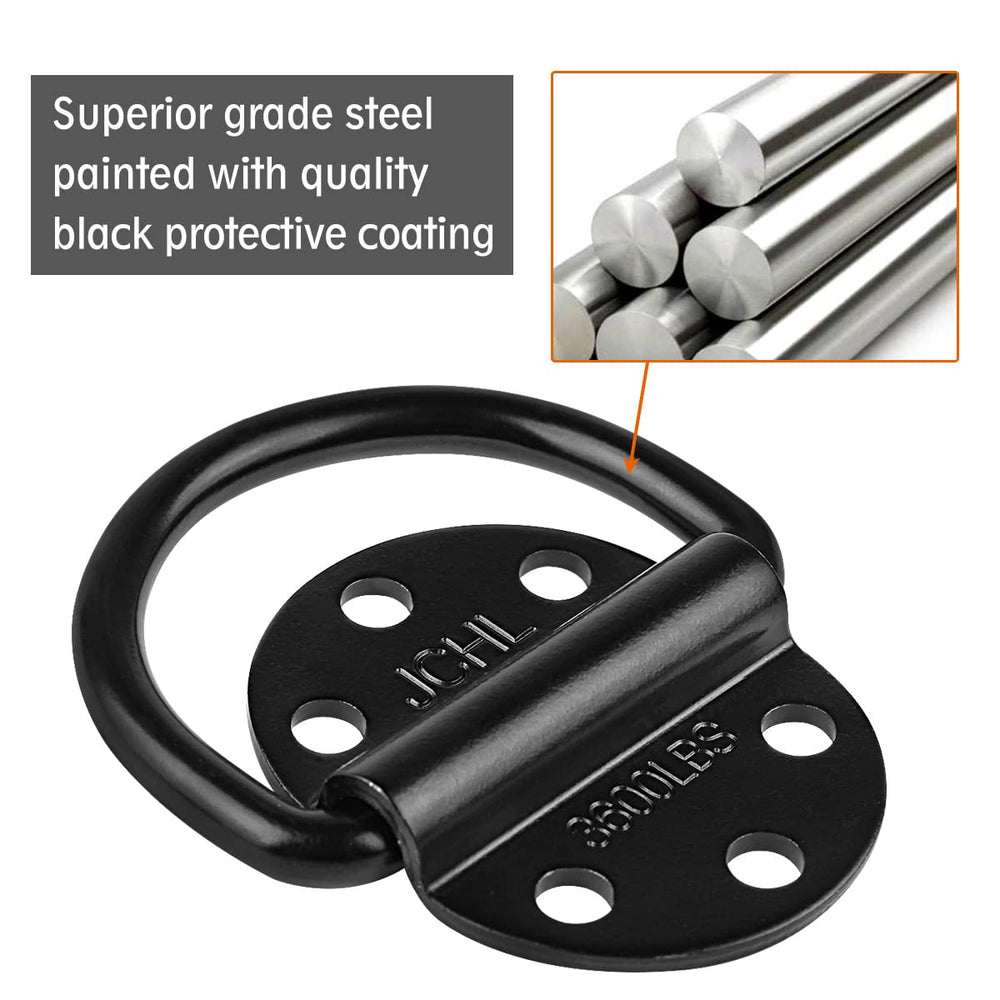 JCHL D-ring mounted inside an RV showing discreet, reliable tie-down capability