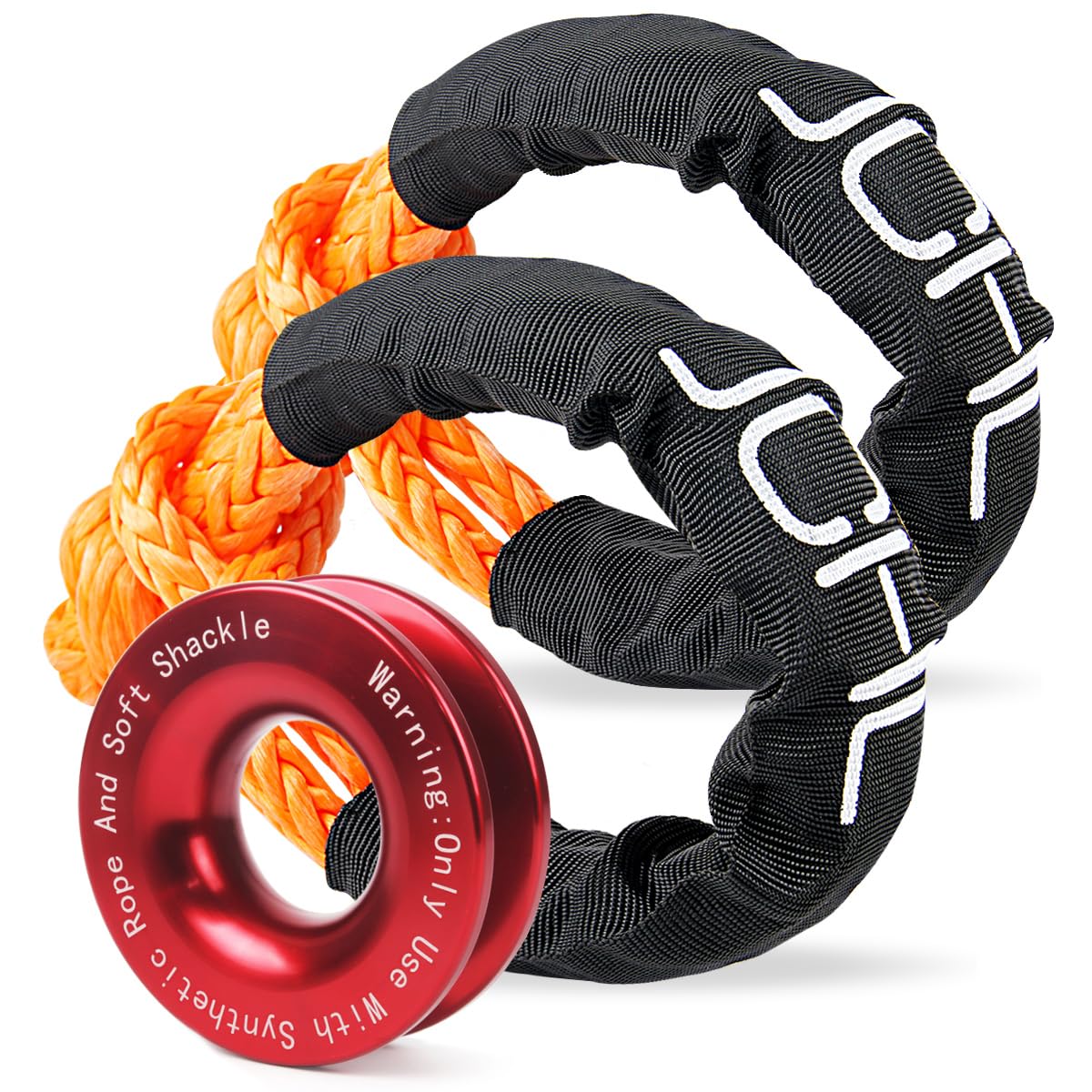 JCHL front packaging showing soft shackles and carry bag for compact transport