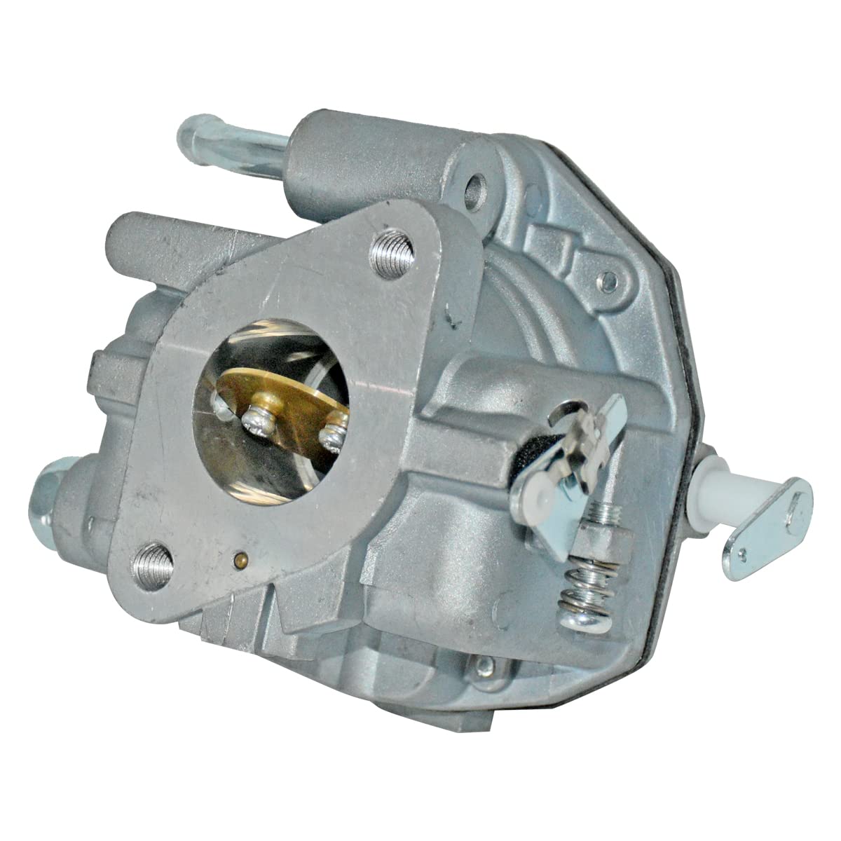 JDLLONG carburetor next to ruler showing compact size for planning