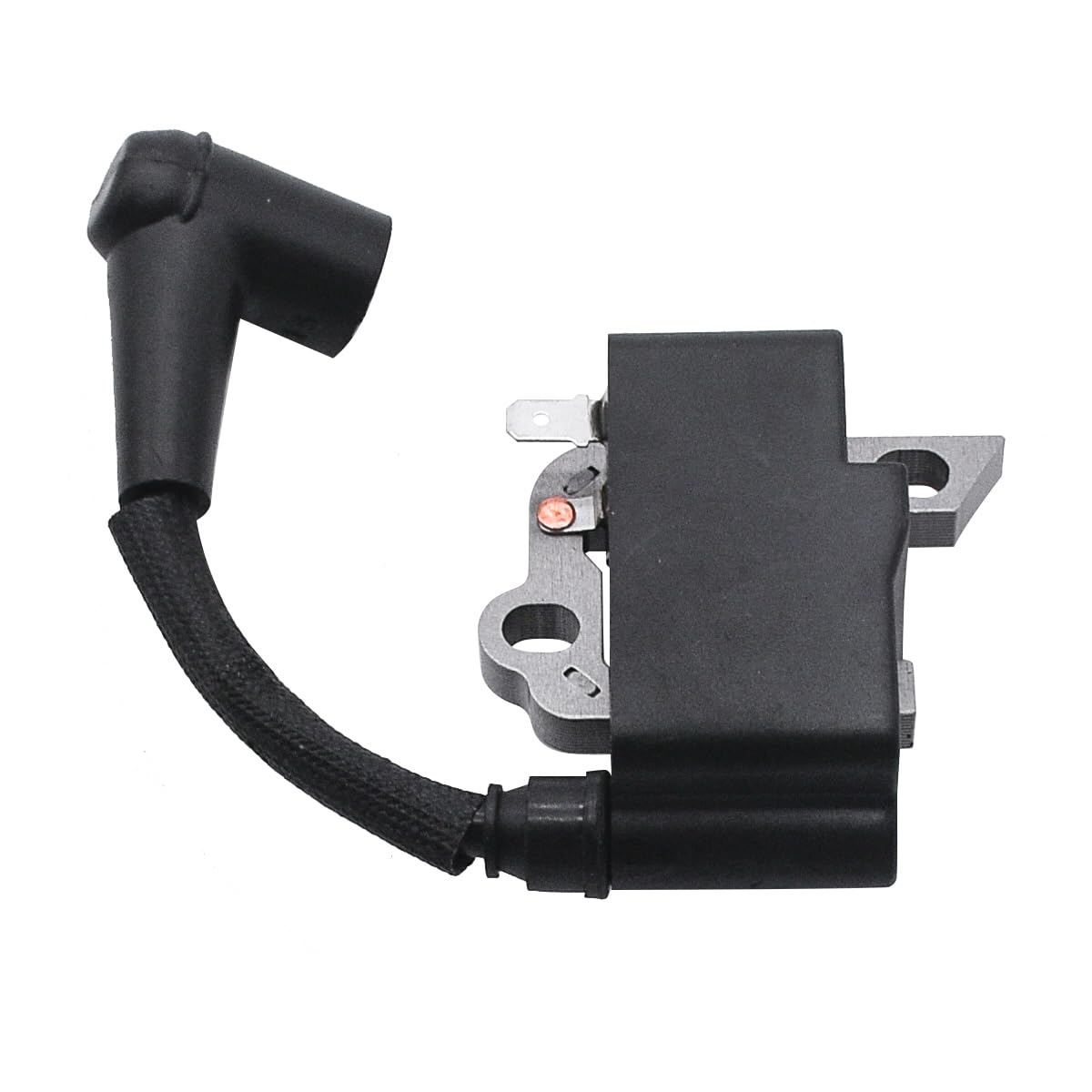 JDLLONG ignition coil installed in Stihl engine demonstrating easy replacement