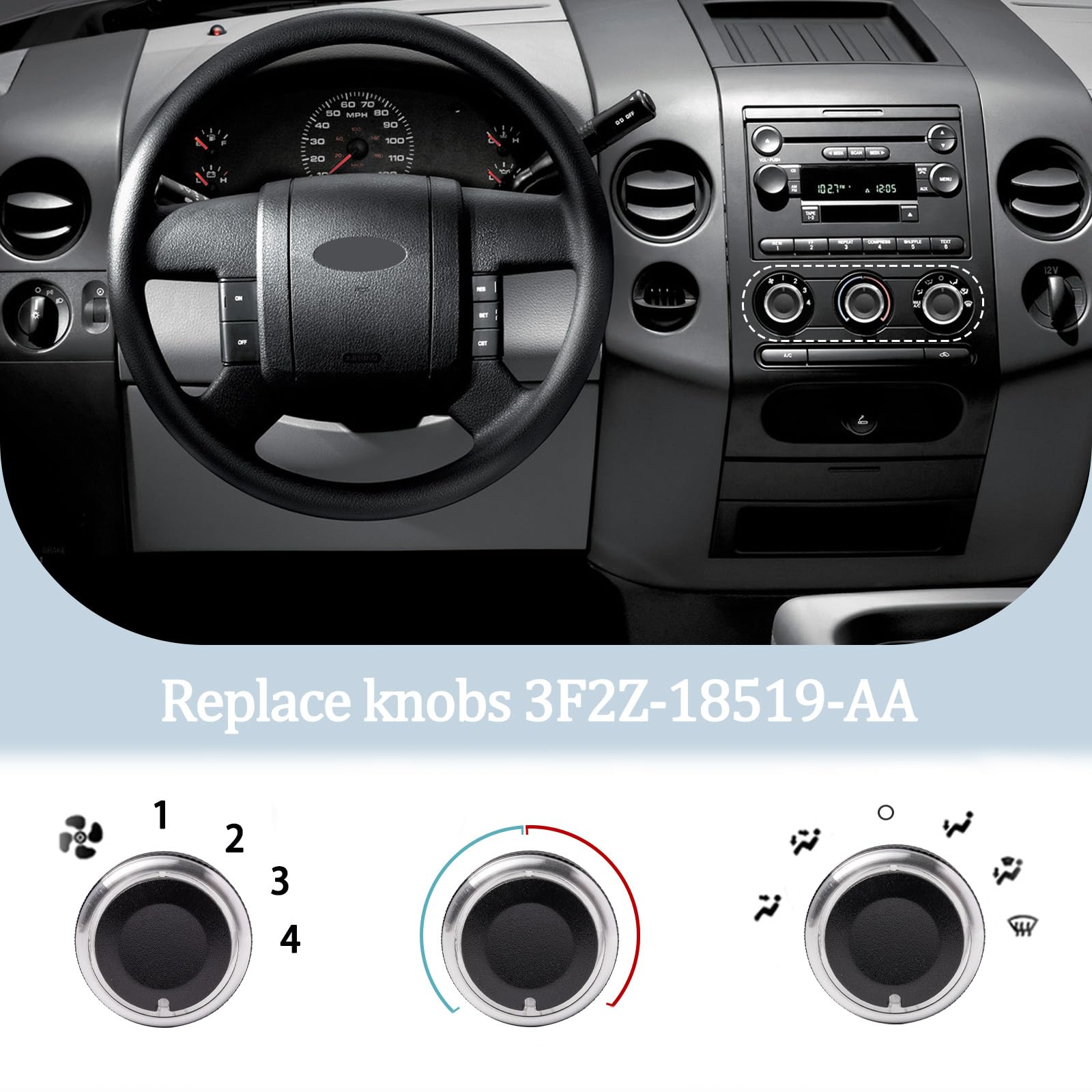 JDMCAR knob next to ruler showing exact size and fit advantage