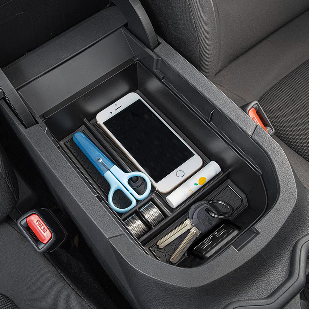 JDMCAR tray shown with hand for scale illustrating compact, practical benefit