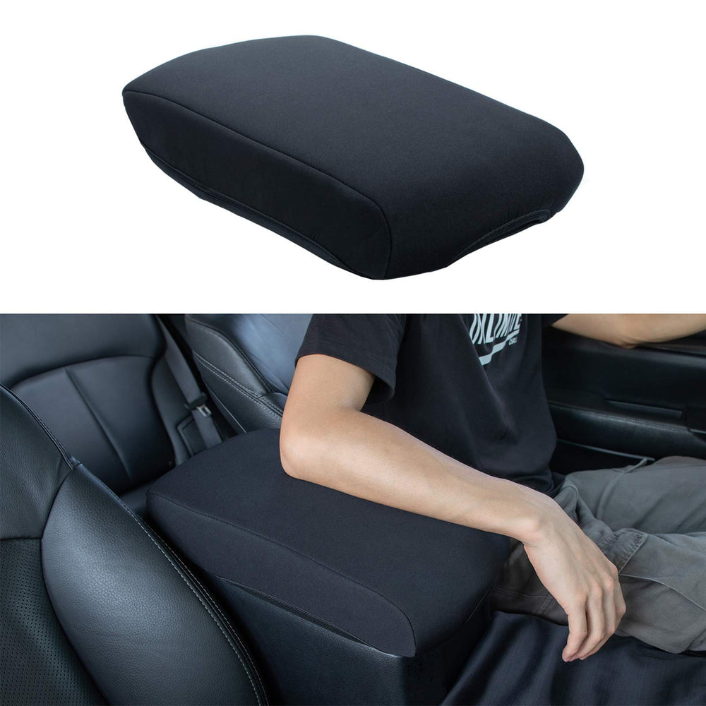 JDMCAR front view of center console cover showing neat fit and protection