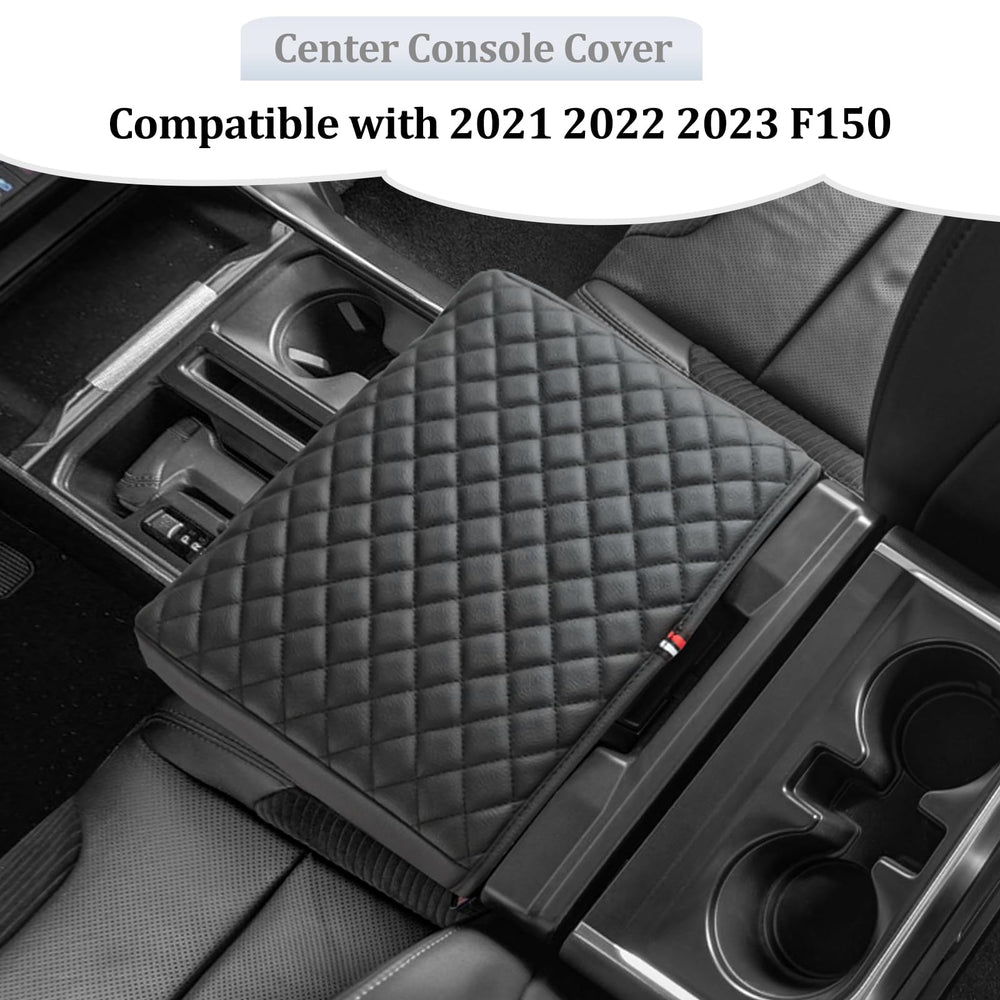 JDMCAR installed in Ford F150 Work Surface Console showing seamless integration