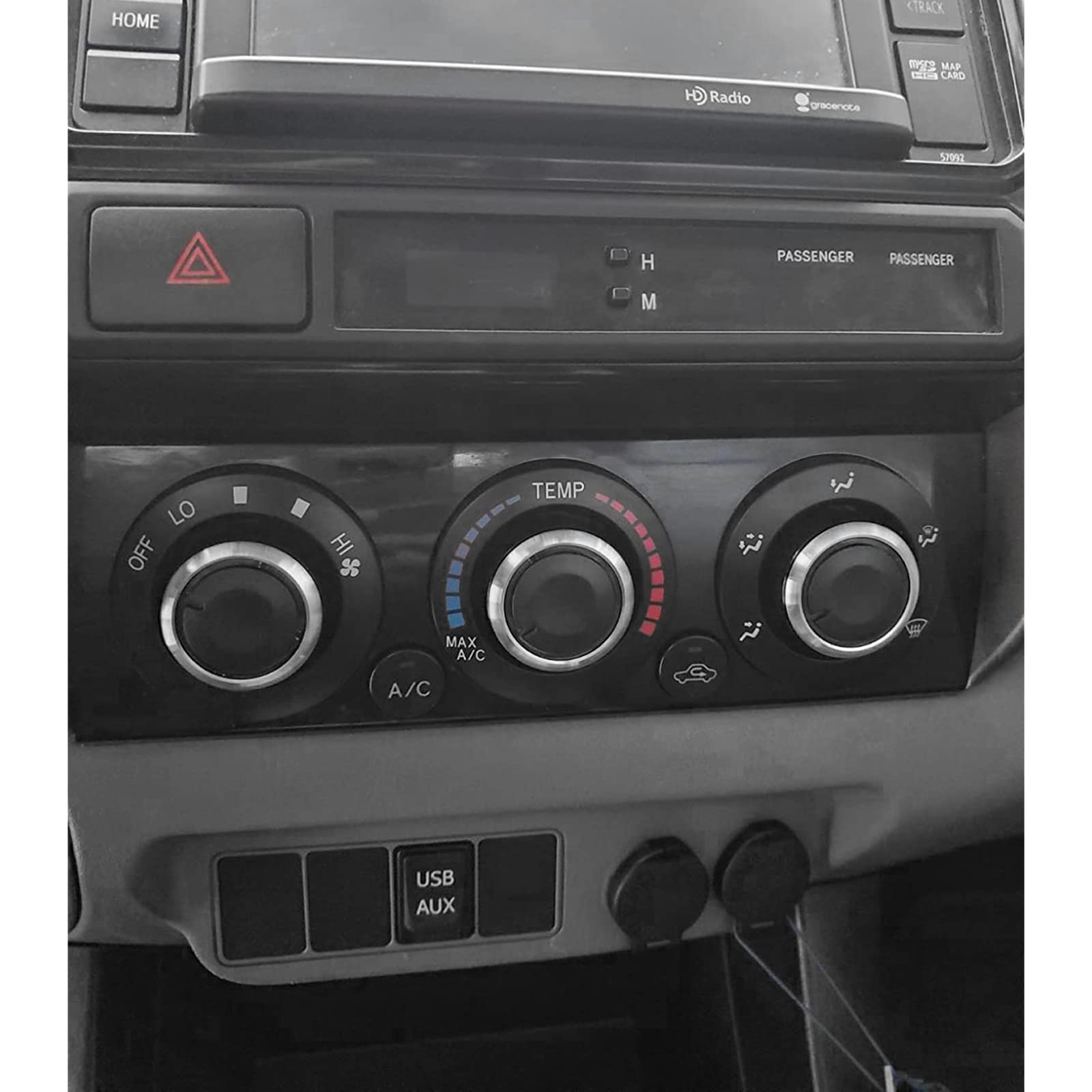 JDMCAR three-piece arrangement showing included parts for replacement