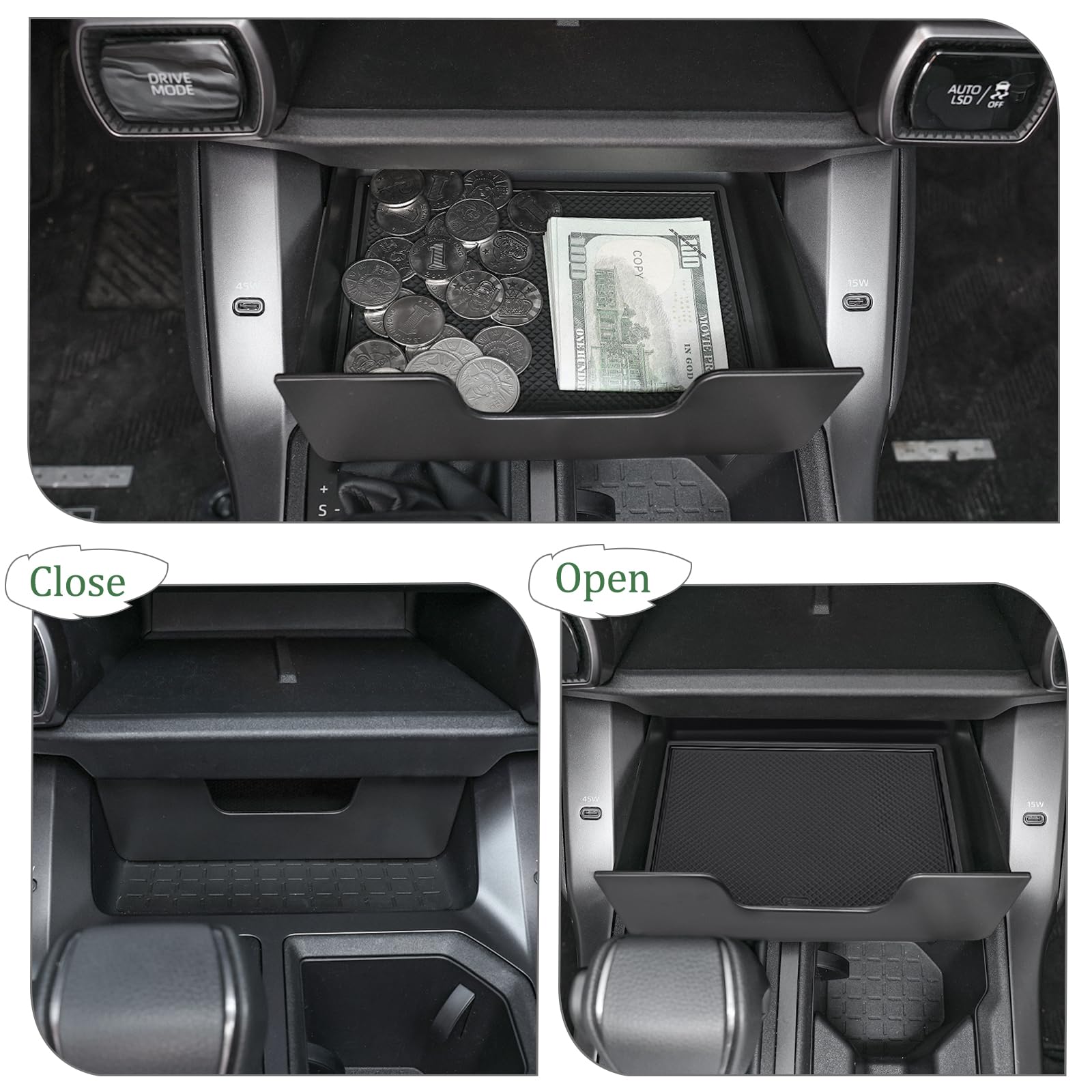 JDMCAR matte black texture blending with interior for a factory look