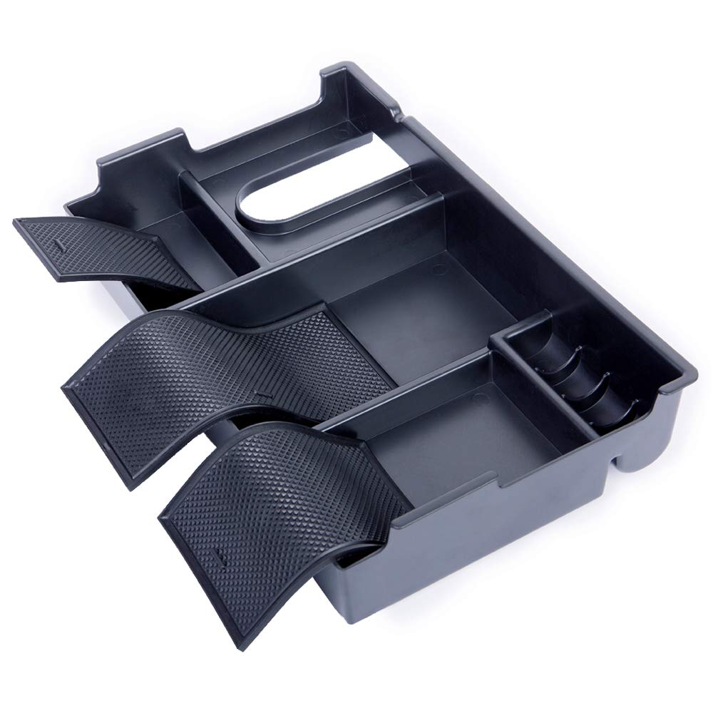 JDMCAR tray next to hand showing scale and how compartments fit everyday items