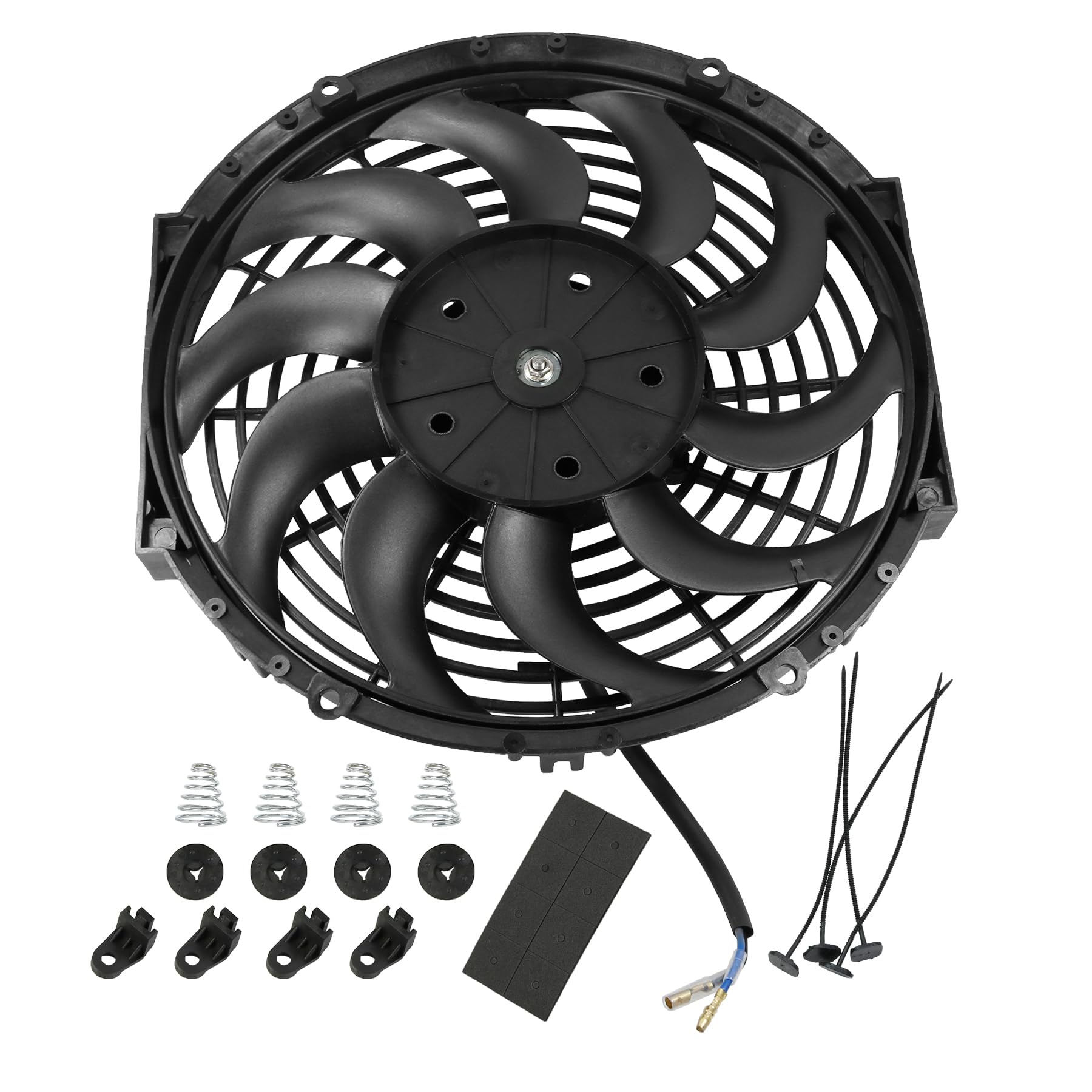 JDMSPEED fan mounted in garage setup showing easy retrofit benefit