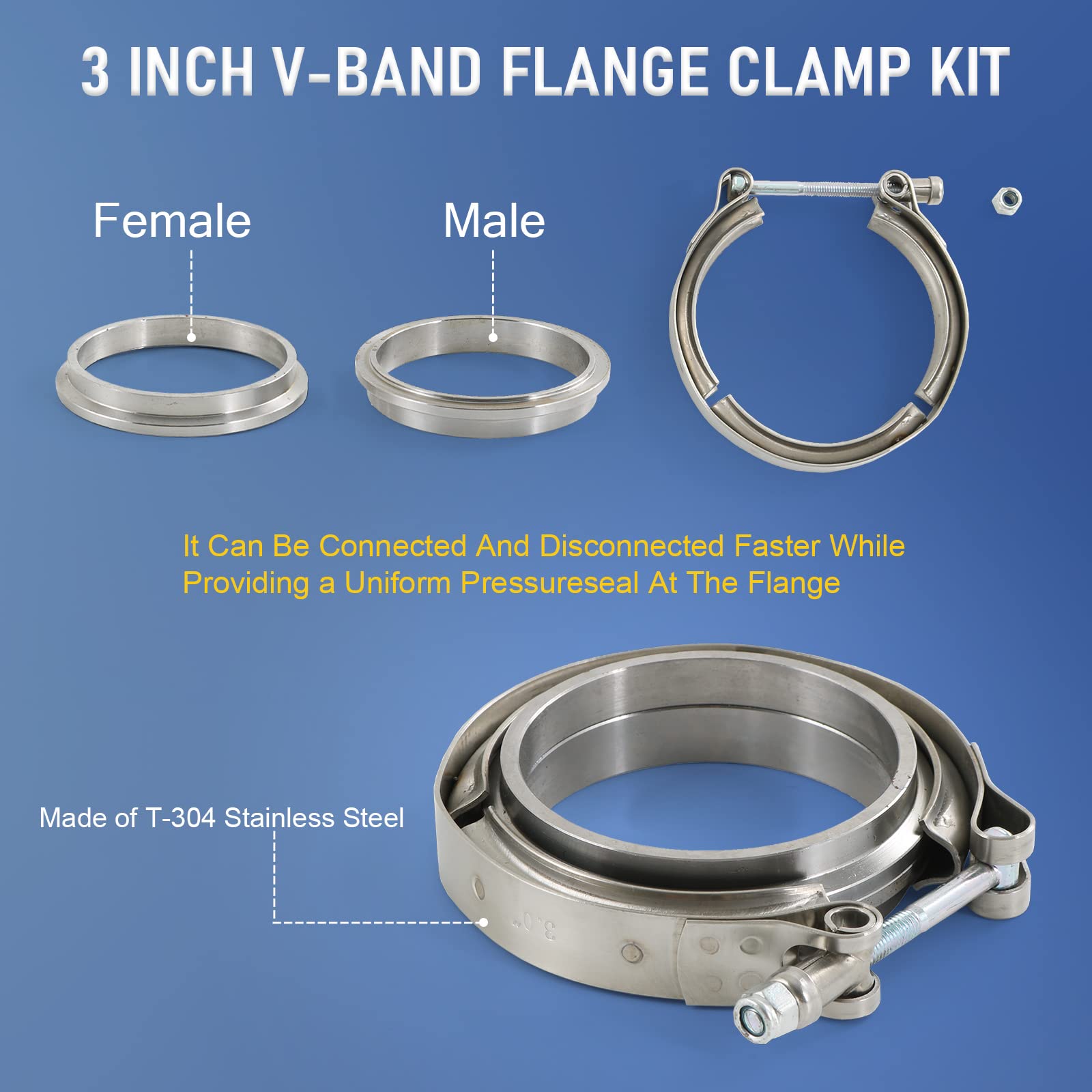 JDMSPEED clamp detail showing bolt and hinge for fast-release service benefit