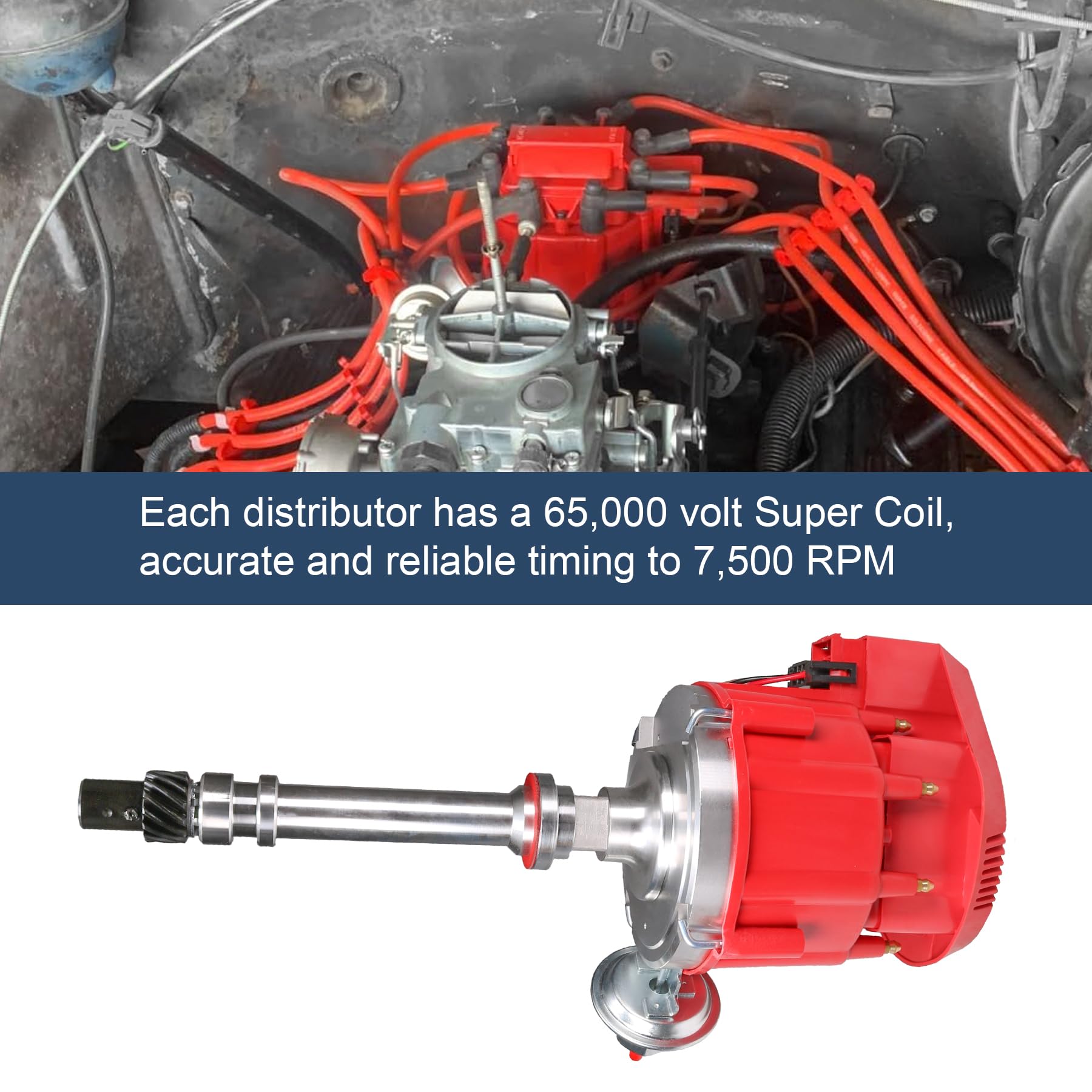 JDMSPEED package with distributor, module, coil, cap, and rotor for complete swap