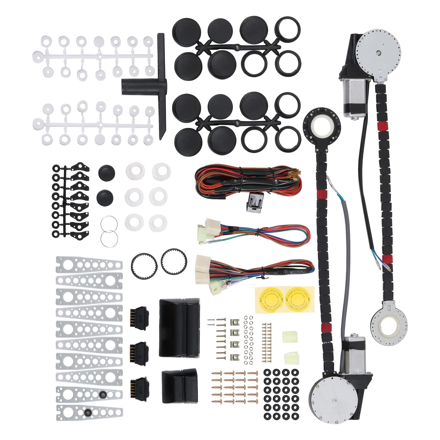 JDMSPEED front regulator assembly showing complete kit and easy fit benefit
