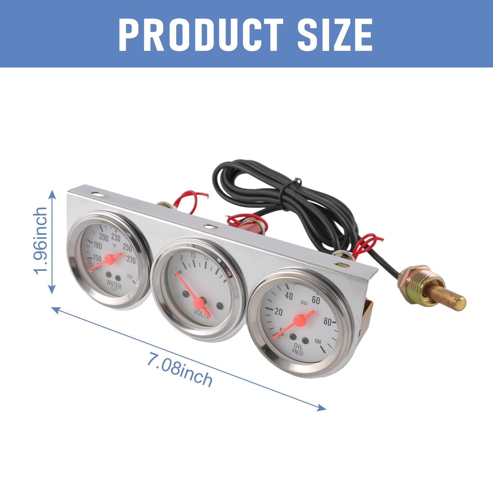 JDMSPEED gauge installed on A-pillar demonstrating compact fit and driver visibility
