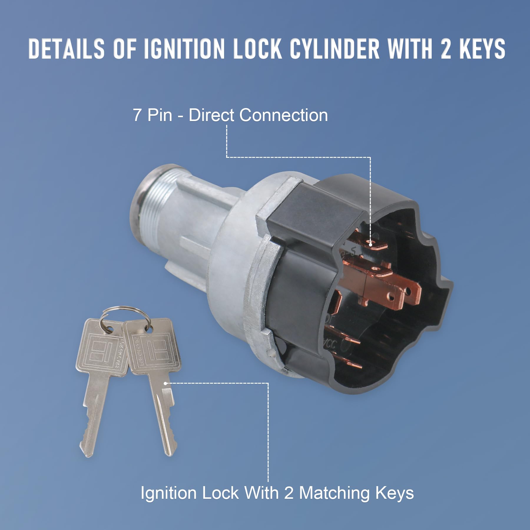 JDMSPEED ignition cylinder installed in dash restoring starter and steering lock function