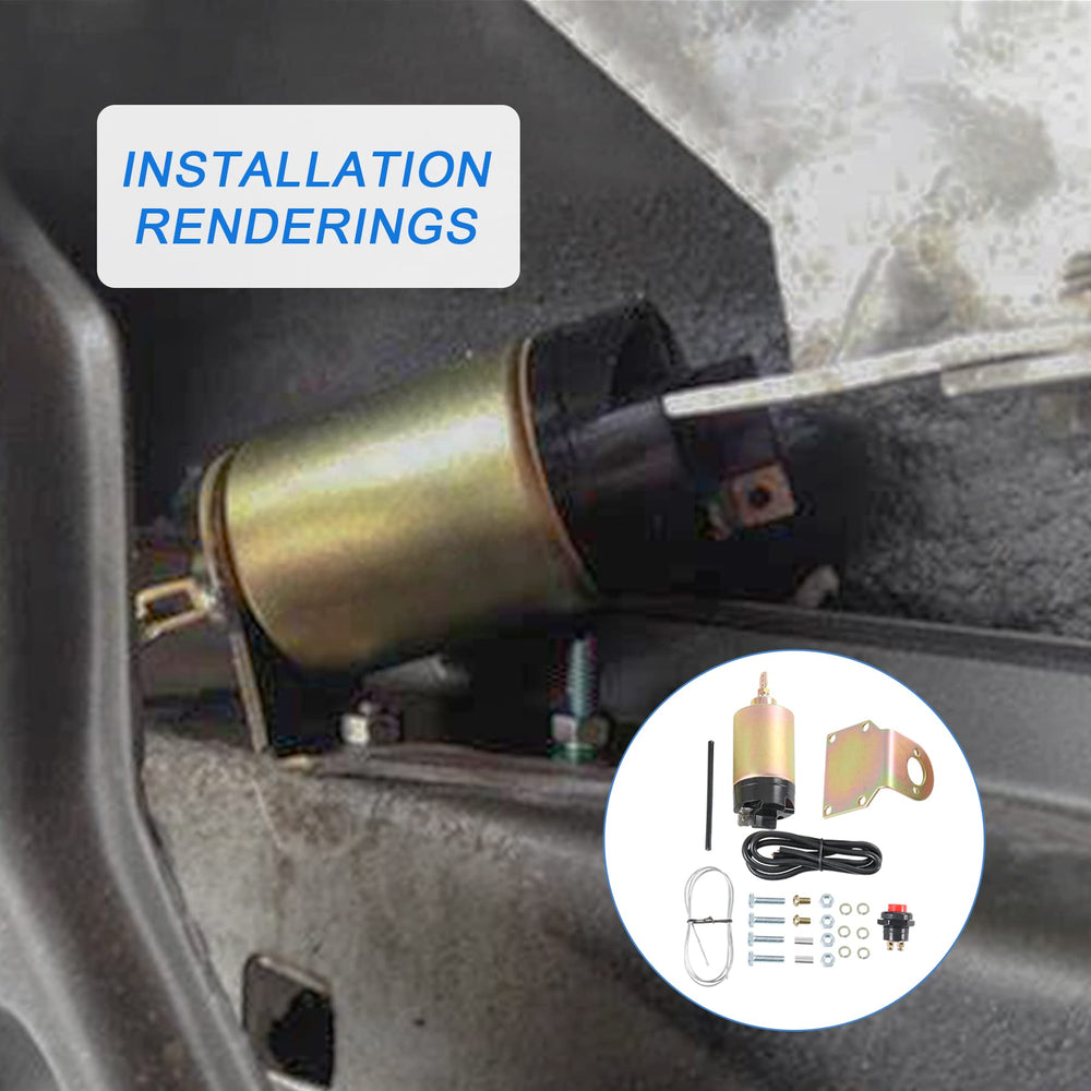 JDMSPEED solenoid installed inside a trunk demonstrating effortless popping of heavy lids