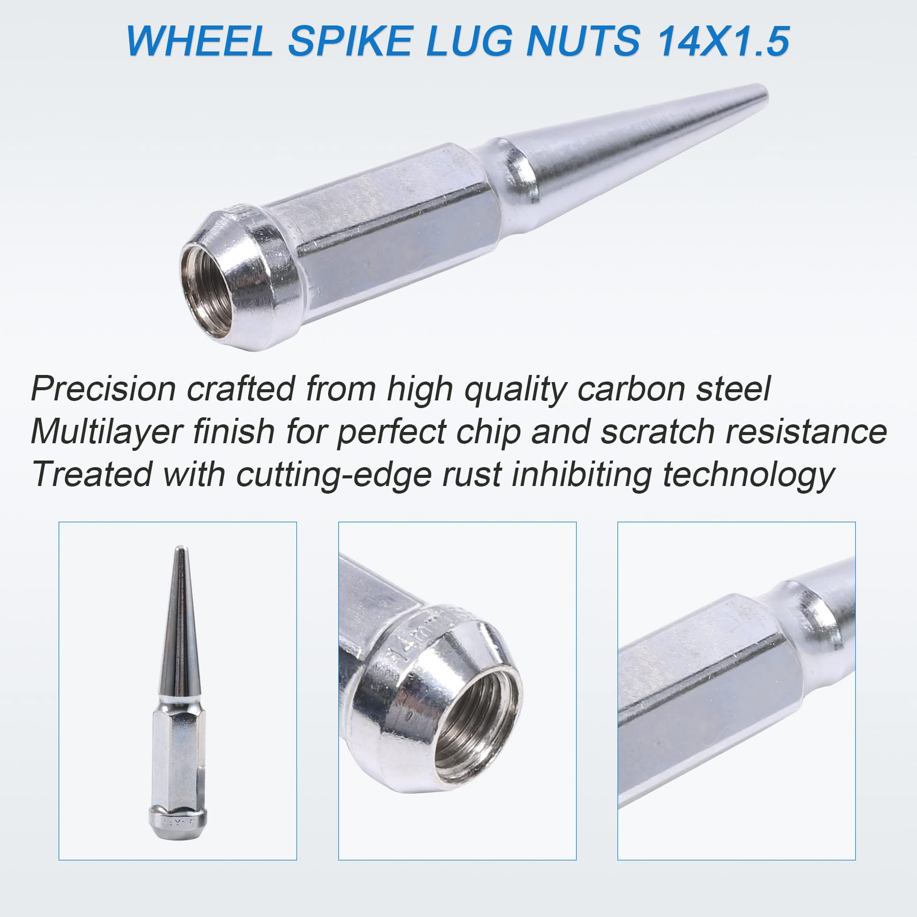 JDMSPEED long socket key close-up demonstrating keyed removal for improved wheel security