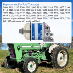 JDMSPEED installed on a Ford tractor showing direct-fit replacement benefit