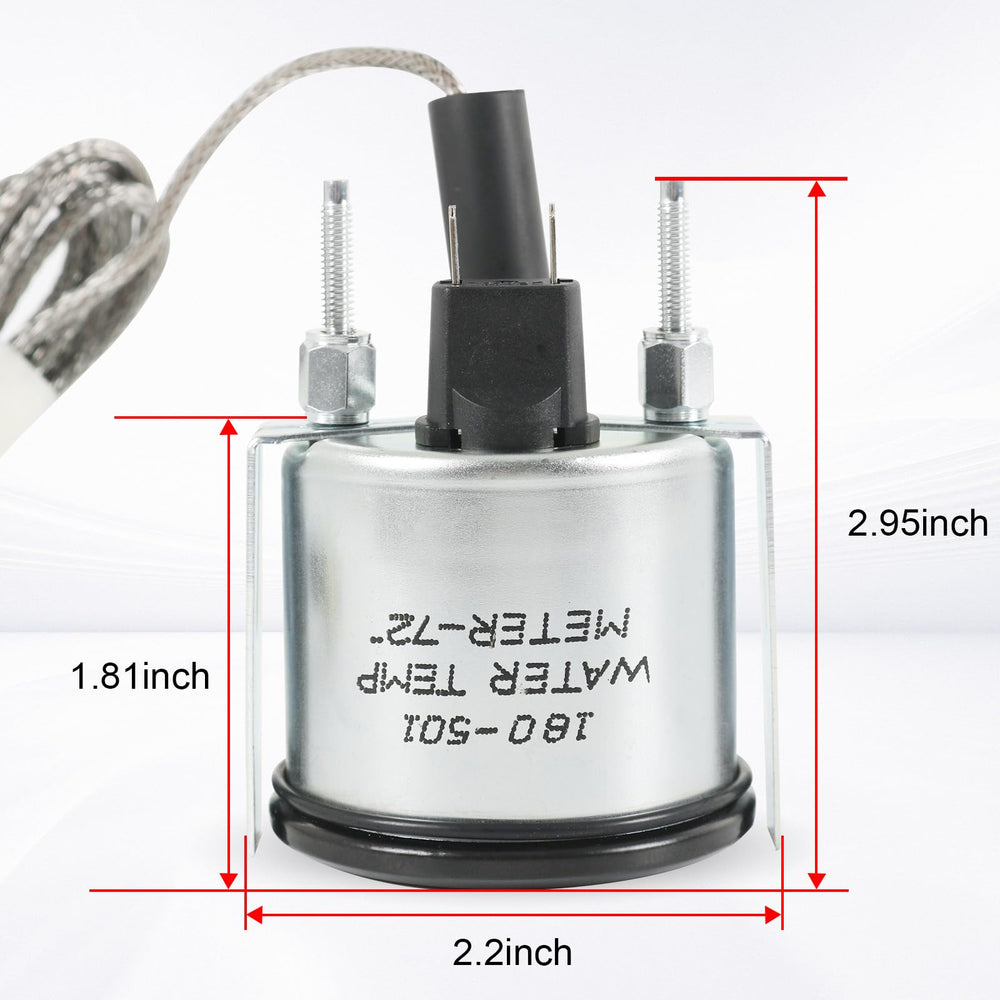 JDMSPEED dial lit by yellow LED for nighttime visibility and safer reading