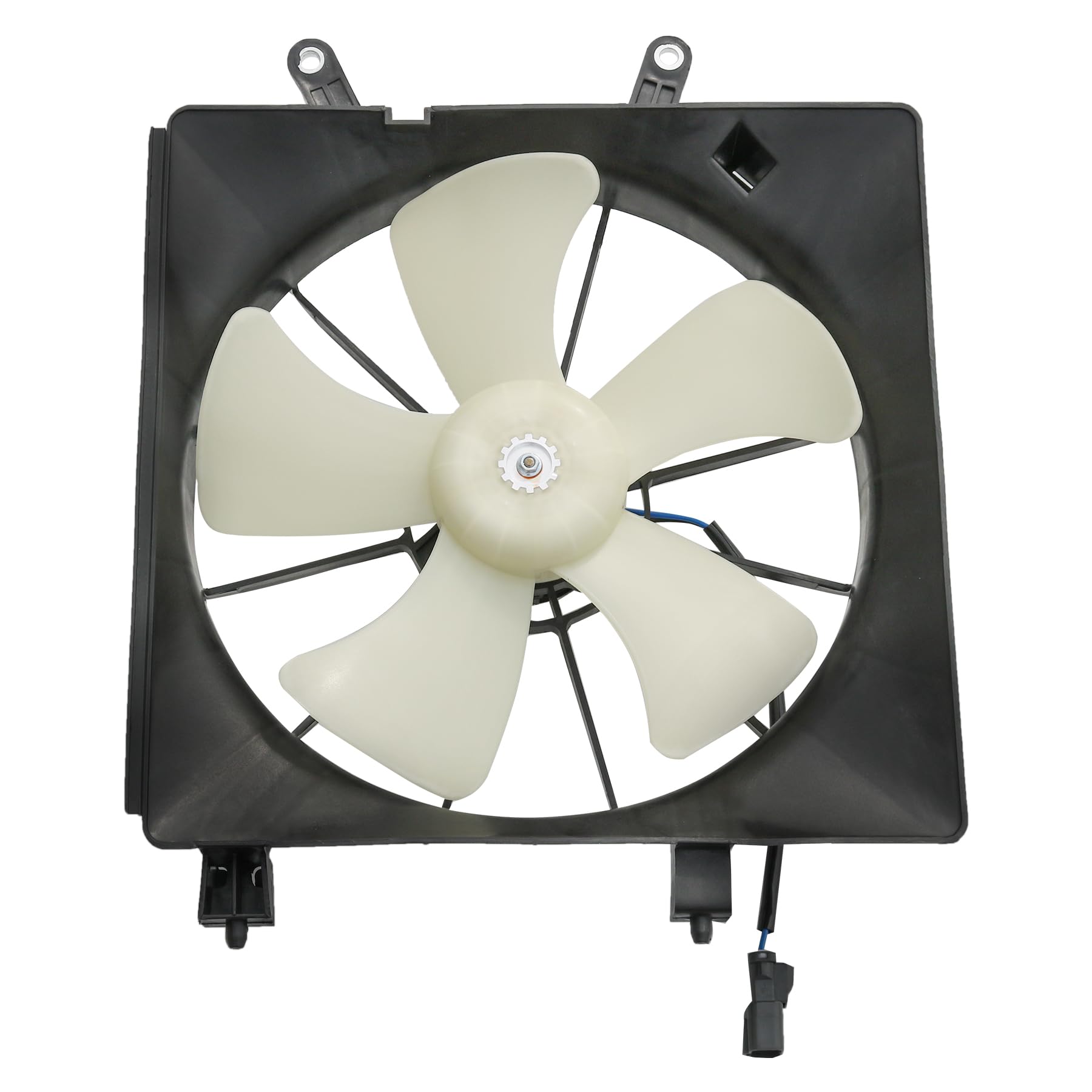 JDMSPEED packaged unit ready to ship protecting the fan assembly