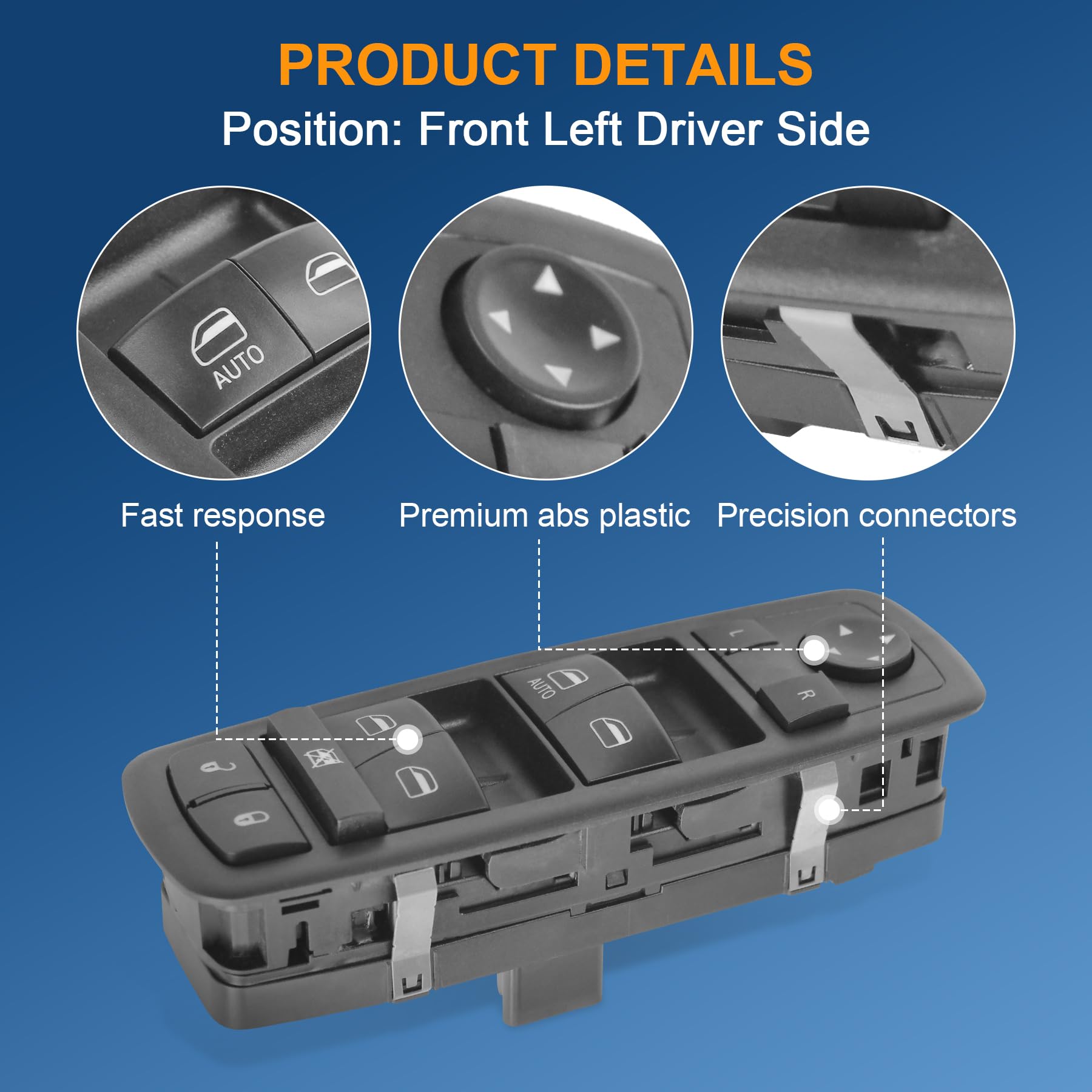 JDMSPEED size comparison in hand showing compact, OEM-style replacement fit