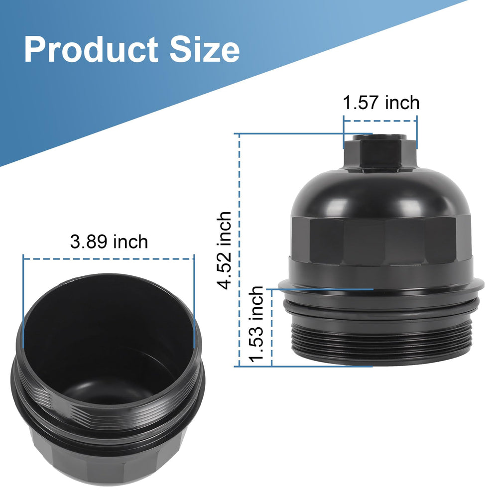 JDMSPEED TP1015 filter element side view demonstrating filtration benefit
