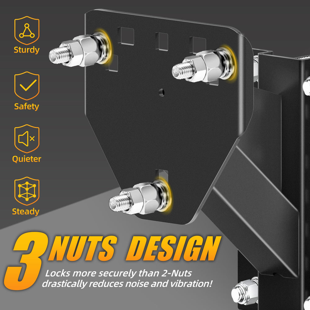 JEACENT mount installed on trailer demonstrating easy, secure installation