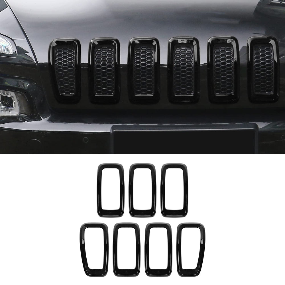 JeCar front view installed on Jeep Cherokee showing sleek upgraded look