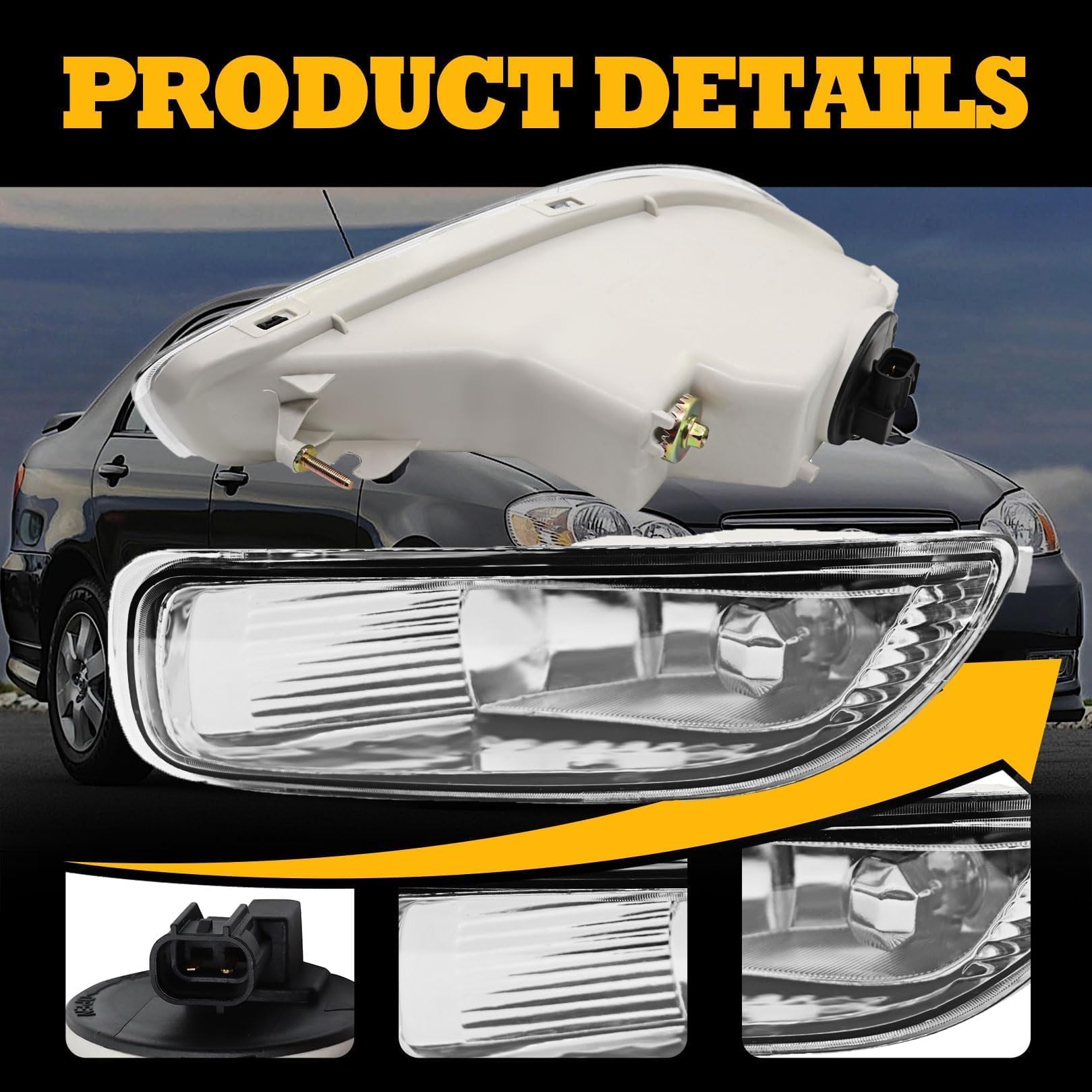 Jecoupoon halogen 12V 35W bulb closeup showing reliable warm-white illumination