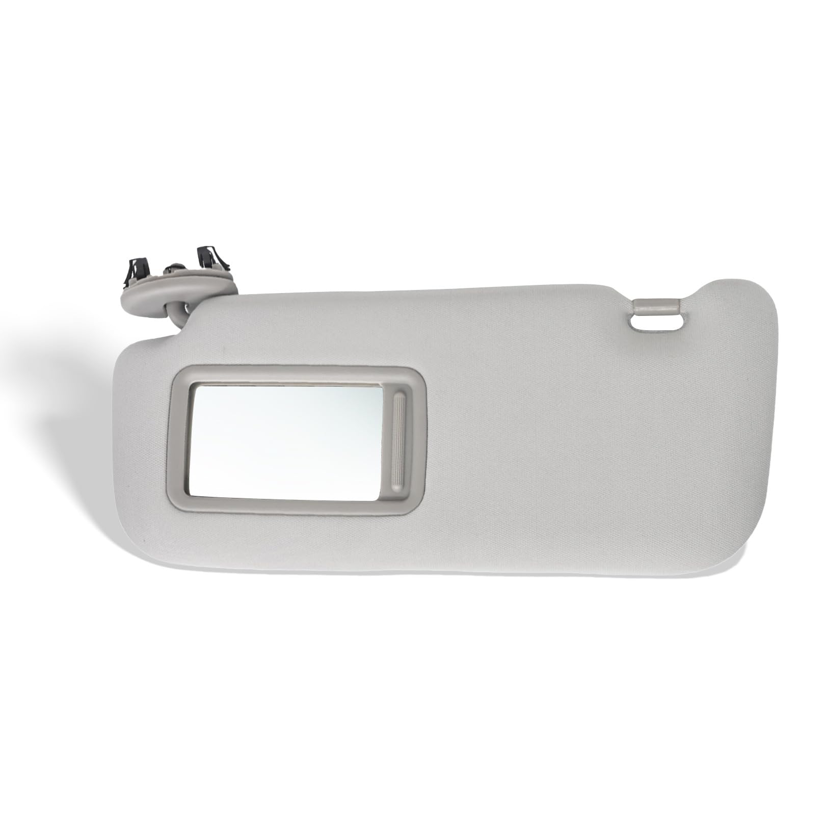 Jecoupoon left sun visor front view showing OEM fit and clean finish