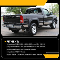 Jecoupoon tail light installed on Silverado rear, benefits road safety and aesthetics