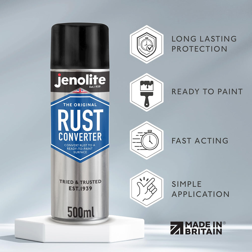 JENOLITE aerosol spray action close-up delivering even coverage and efficient treatment