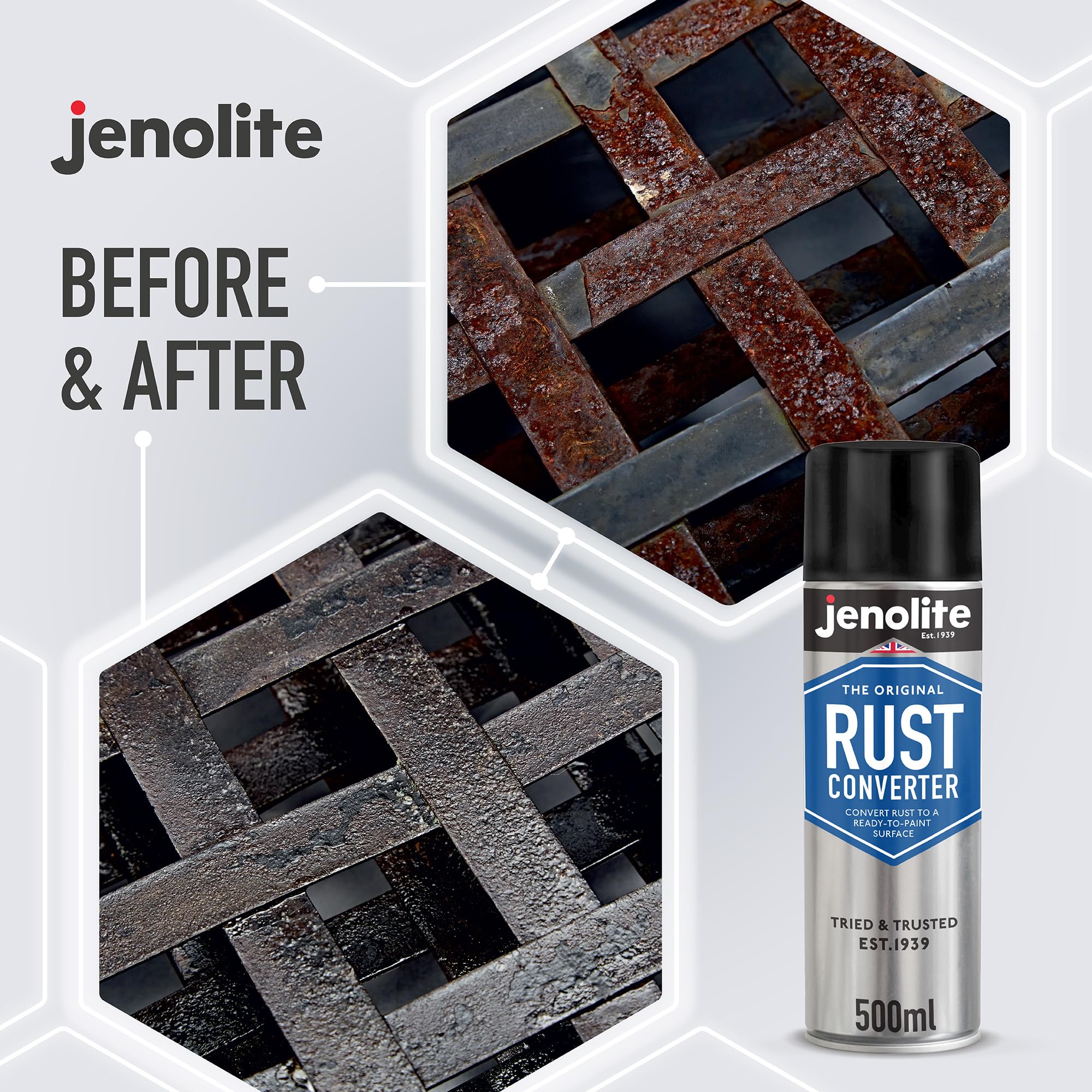 JENOLITE treated outdoor gate displaying weather protection and renewed finish