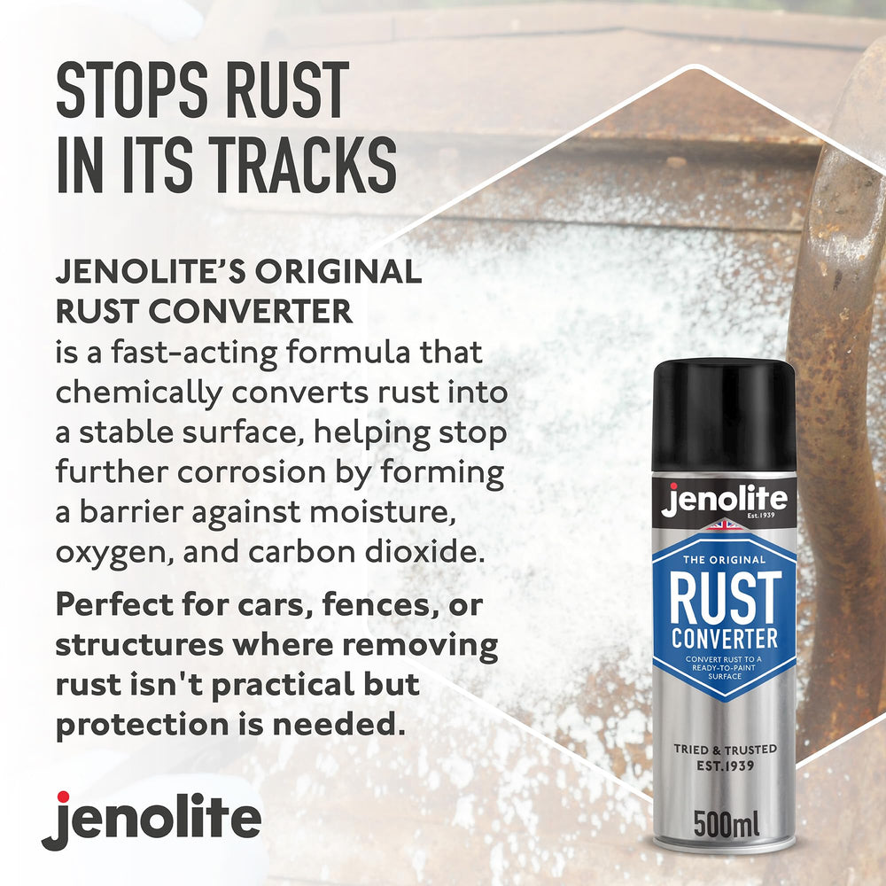 JENOLITE converted black surface showing stable, paintable finish and corrosion protection