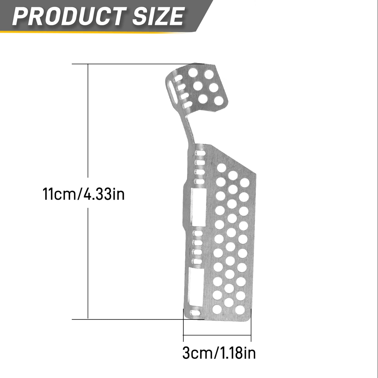 Jerbor detailed adhesion holes offering increased epoxy contact for durability