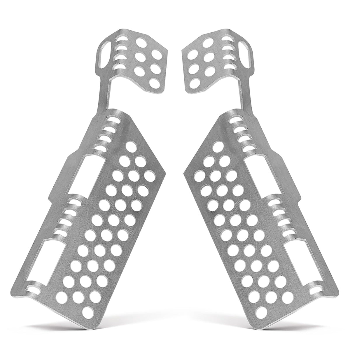 Jerbor front bumper tab kit front view showing clean fit and strong support